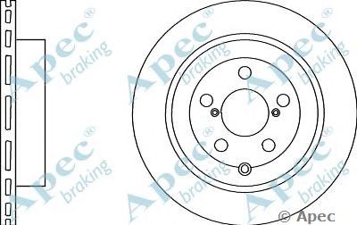 APEC BRAKING dsk3054 -  Тормозной диск